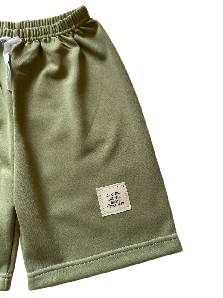 Loose Light Green Shorts for Boys