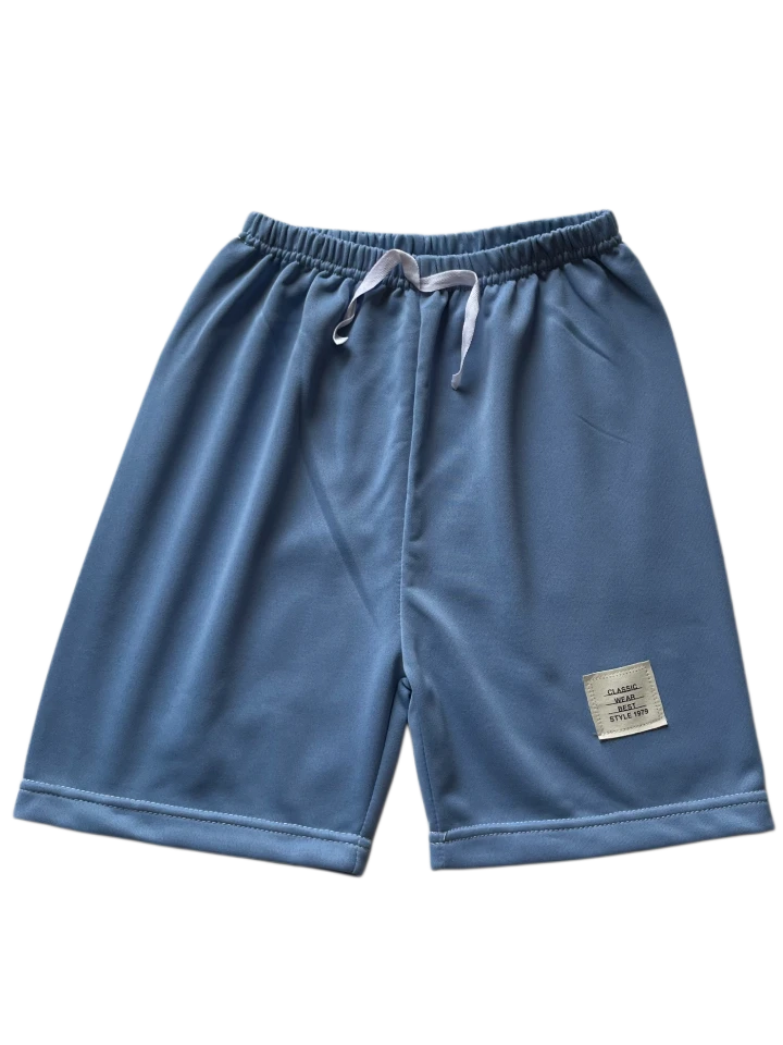 Loose Sky Blue Shorts for Boys