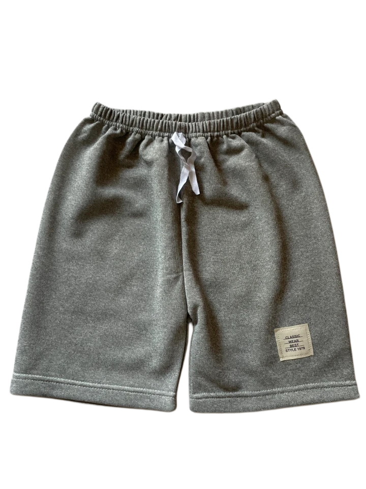 Loose Grey Shorts for Boys