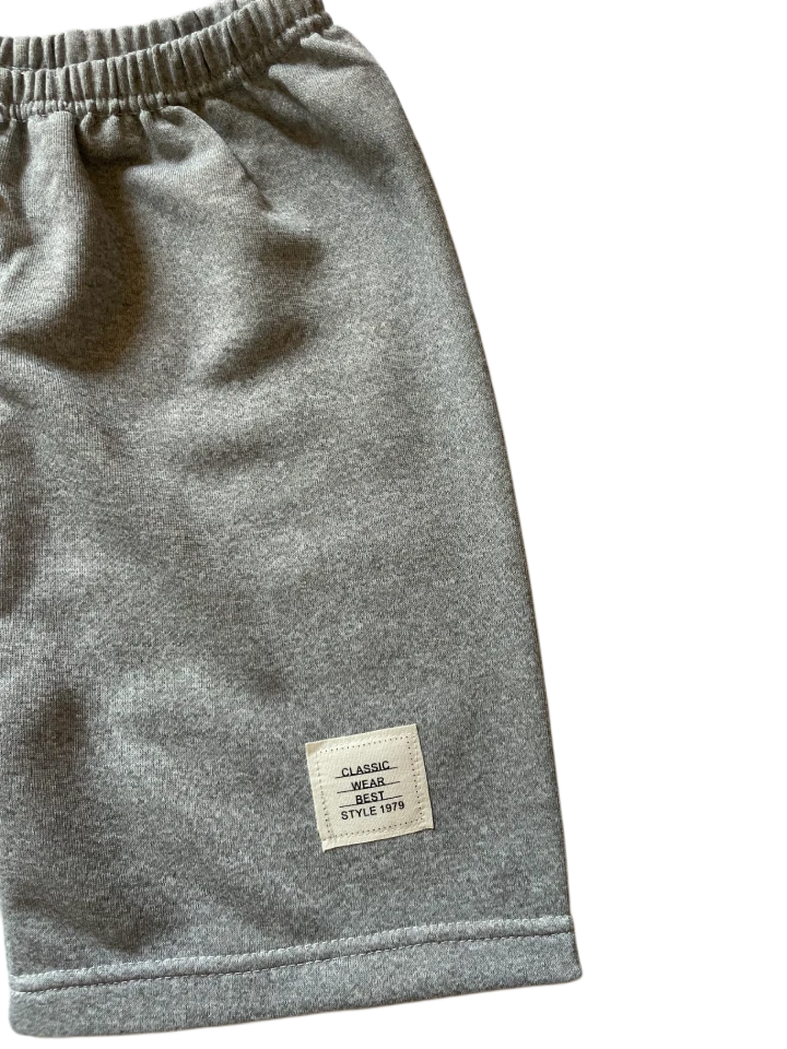 Loose Grey Shorts for Boys
